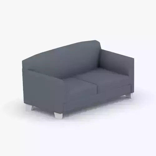 1201 - Sofa Low-poly 3D model