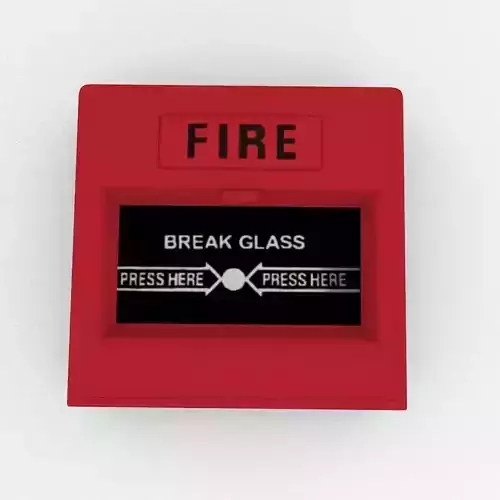 Emergency Alarm Button 3D model