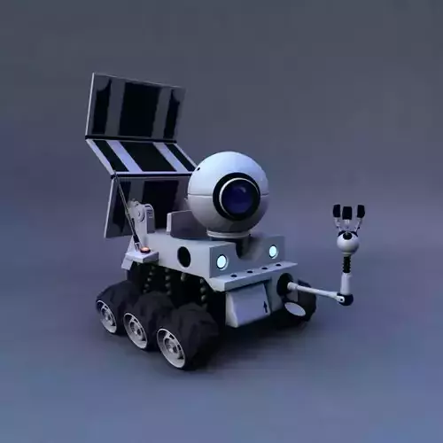 Full Rigged Planet 51 Rover 3D model