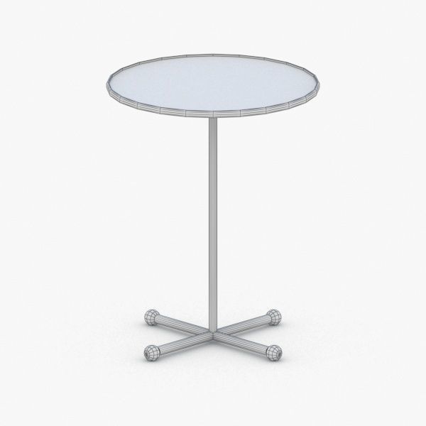 1206 - Coffee Table Low-poly 3D model_2