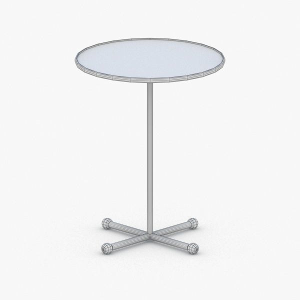 1206 - Coffee Table Low-poly 3D model_1