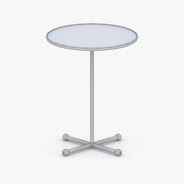 1206 - Coffee Table Low-poly 3D model_4