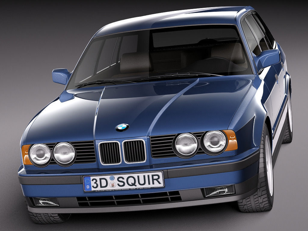 Bmw e34 3d model