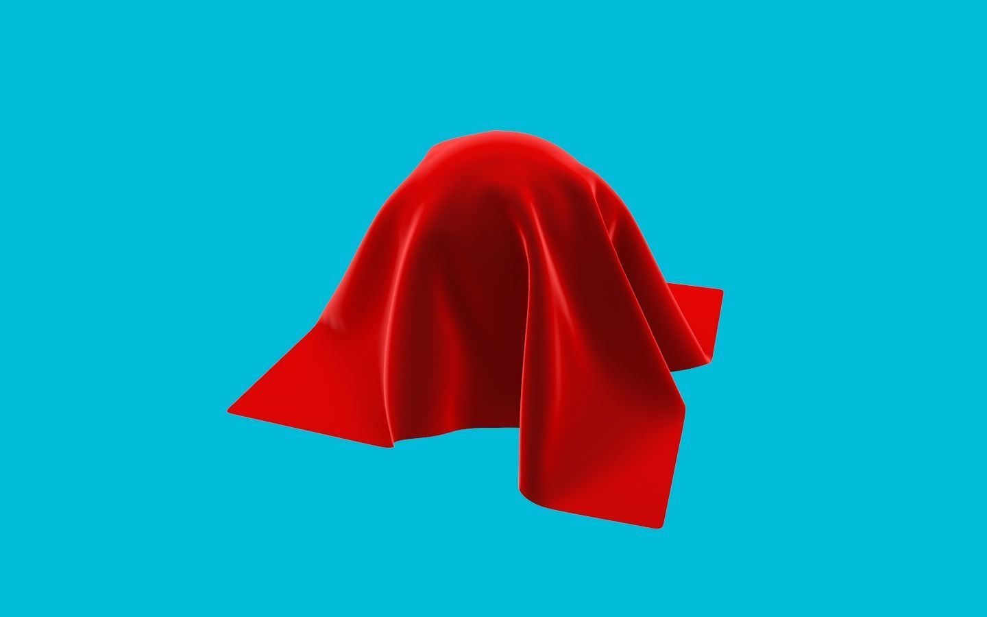 Cloth on the ball Free 3D model_3