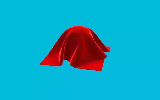 Cloth on the ball Free 3D model