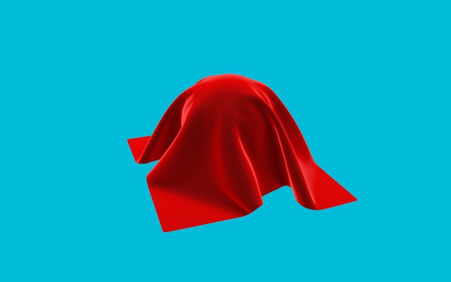 Cloth on the ball Free 3D model_2