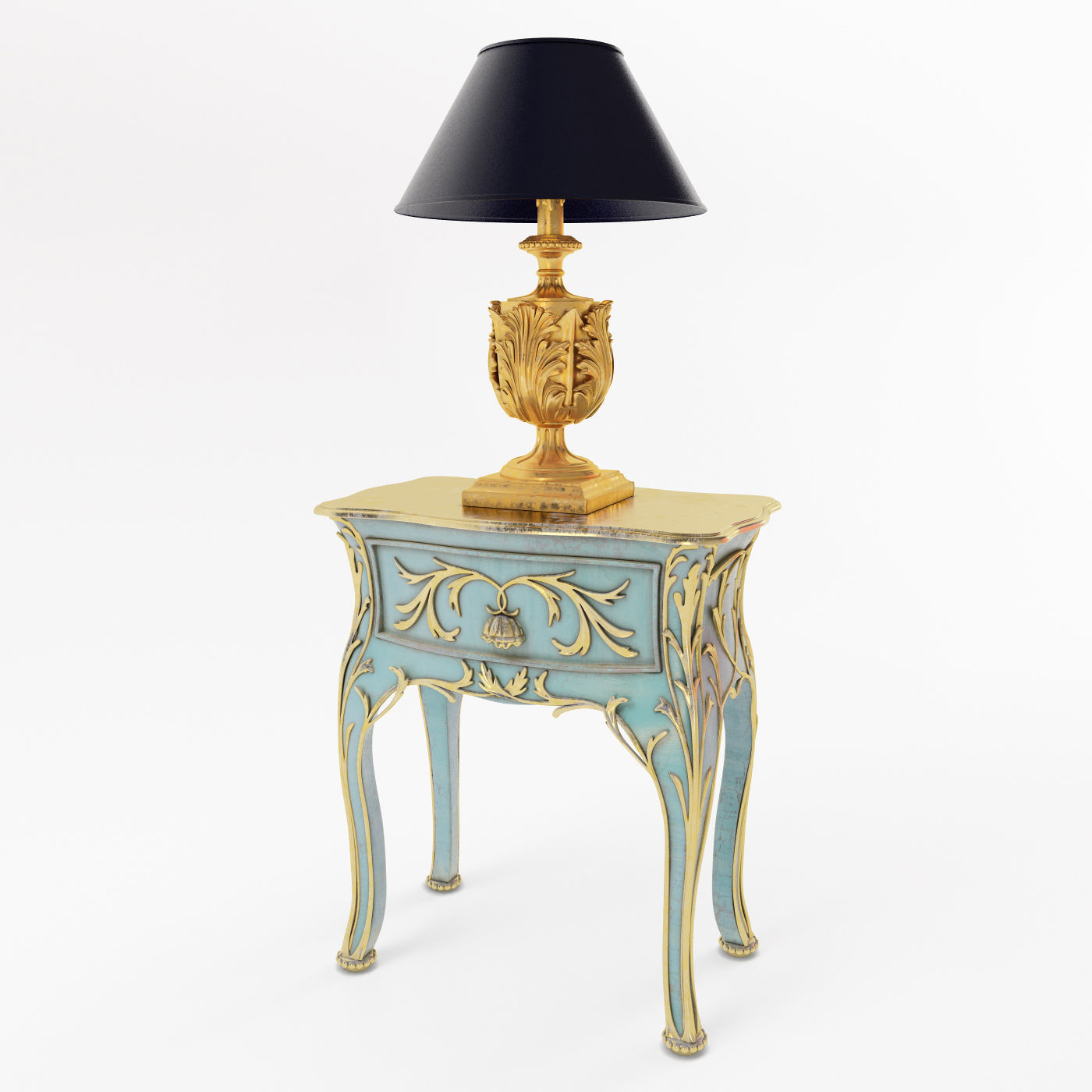 Nightstand Roberto Giovannini Lamp Roberto Giovannini 3D model_0