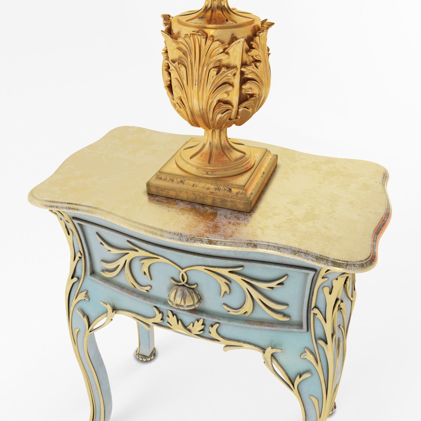 Nightstand Roberto Giovannini Lamp Roberto Giovannini 3D model_3