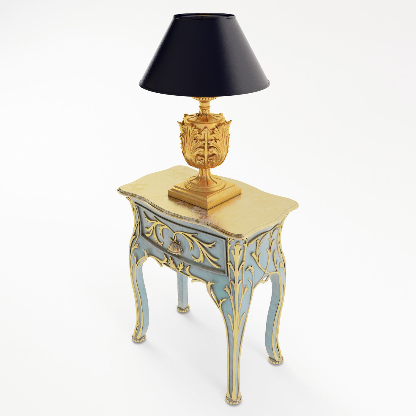 Nightstand Roberto Giovannini Lamp Roberto Giovannini 3D model_1
