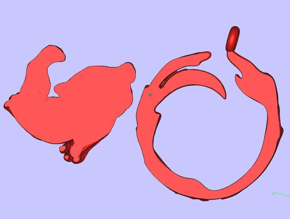 Magerit Necklace Dream Tiger with Gems 3D print model_5