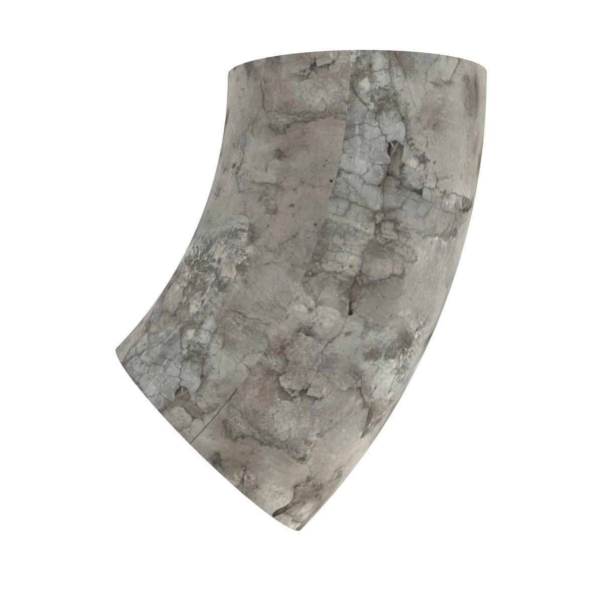 Subway tunnel C Low-poly 3D model_8