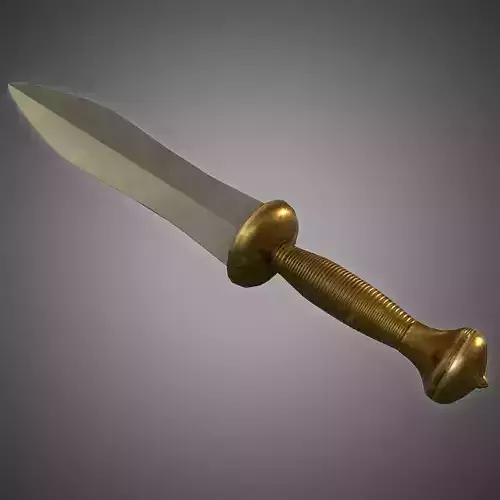 Gladiator Dolch Low-poly 3D model