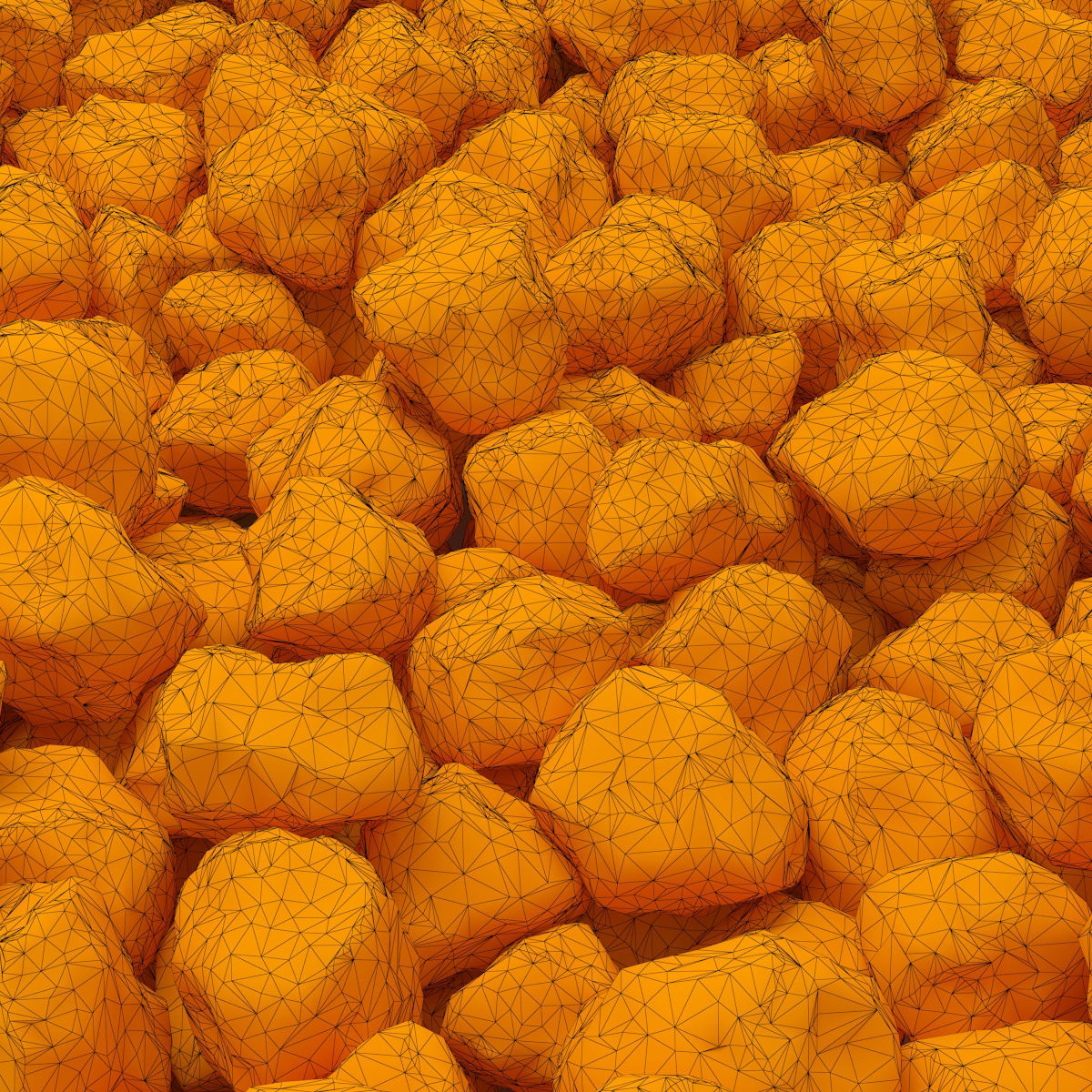 Stone rock collection n9 3D model_8