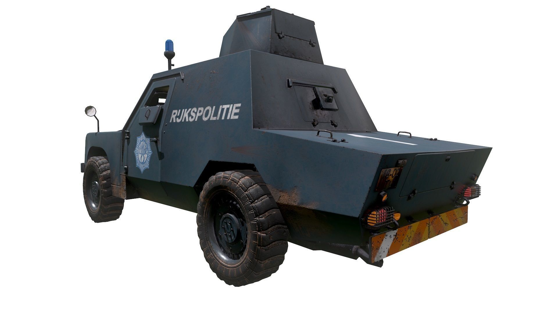 Shorland Mark1 Armoured Car Low-poly 3D model_1