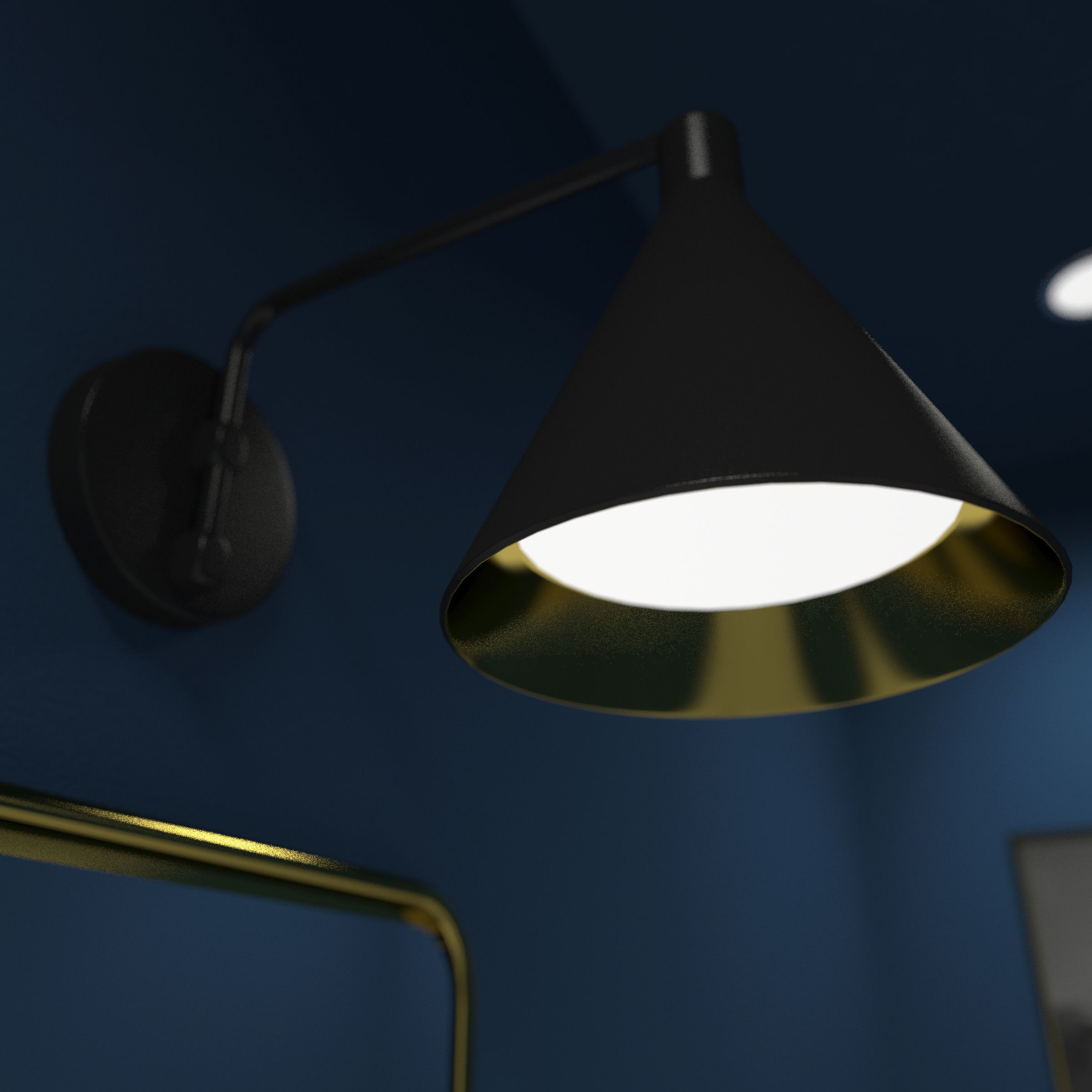 Bathroom-003 Powder Room 3D model_4