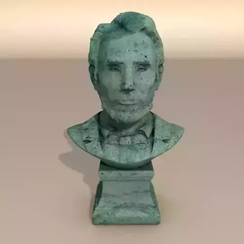 Abraham Lincoln patina bust