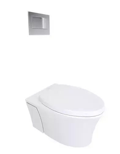 Toilet-003 elongated toilet 3D model