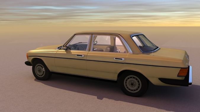 Mercedes 300D turbo diesel  3D model