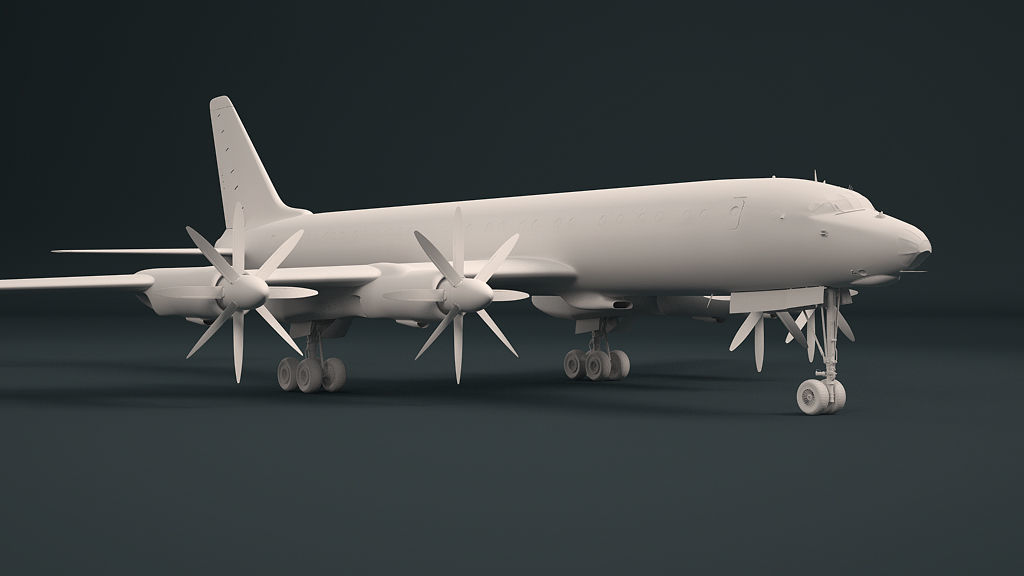 Tupolev Tu-114 3D model_11