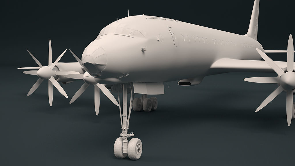 Tupolev Tu-114 3D model_12