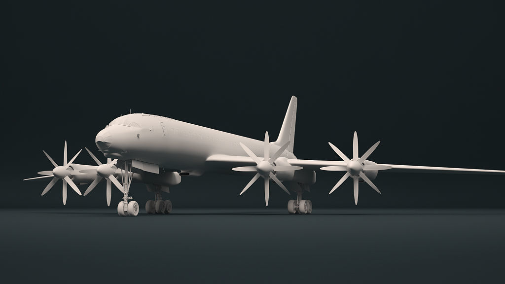 Tupolev Tu-114 3D model_8