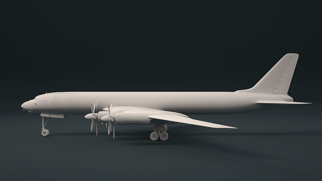 Tupolev Tu-114 3D model_9