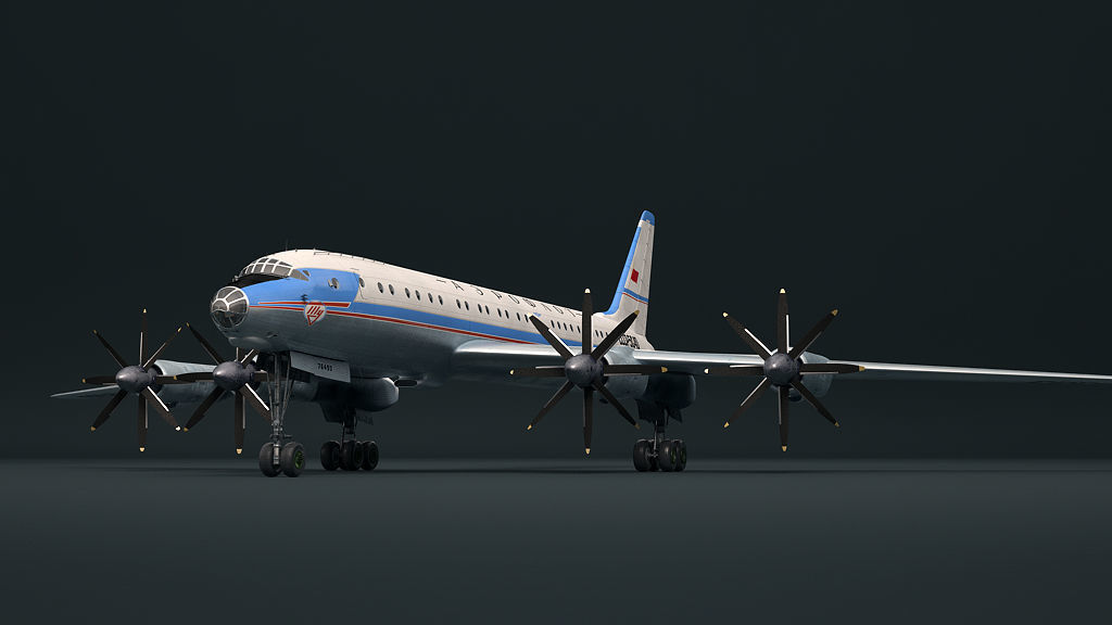 Tupolev Tu-114 3D model_1