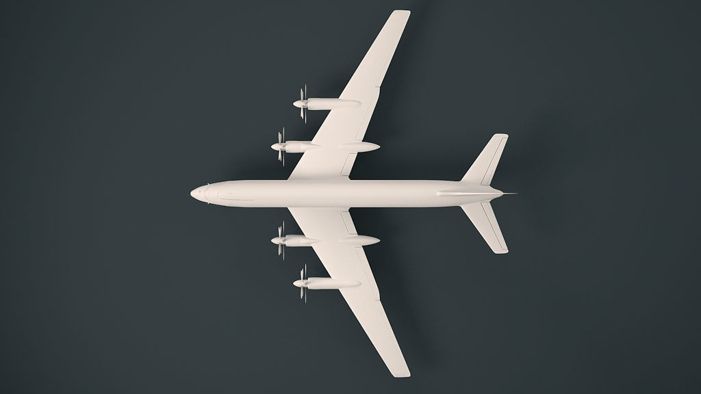 Tupolev Tu-114 3D model_10