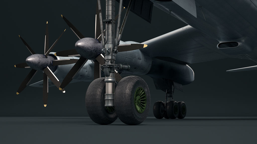 Tupolev Tu-114 3D model_6