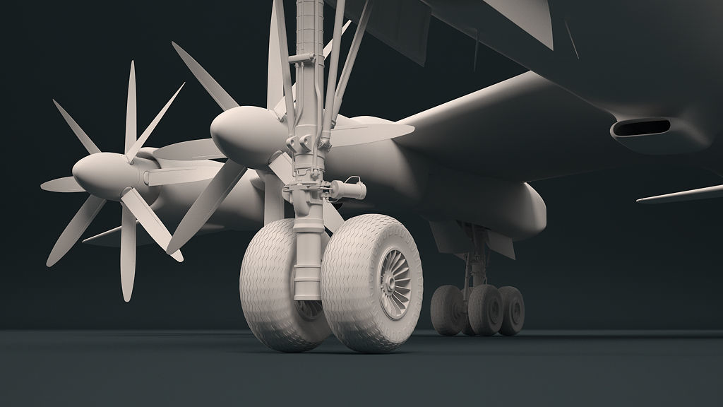 Tupolev Tu-114 3D model_13