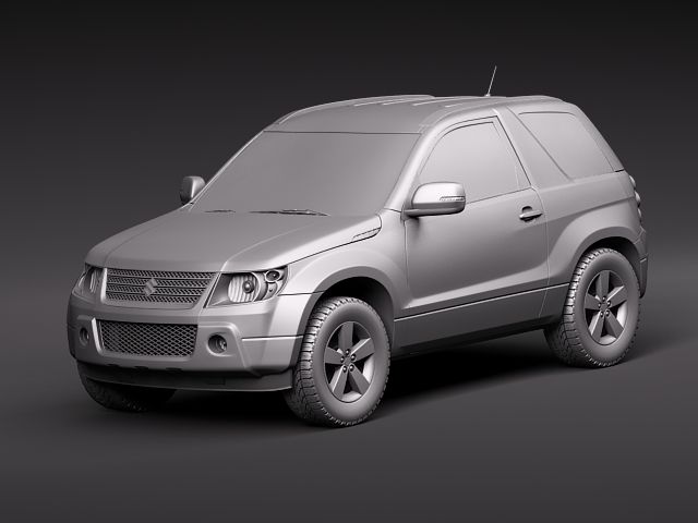 Suzuki Grand Vitara 3door 3D Model 3D model_8