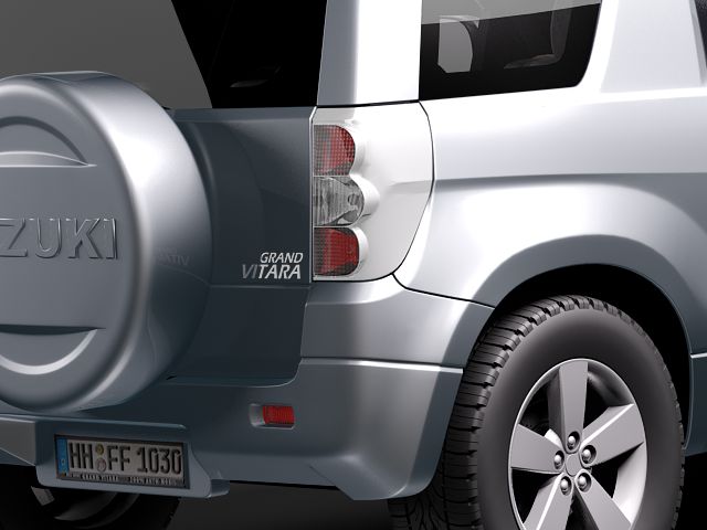 Suzuki Grand Vitara 3door 3D Model 3D model_3