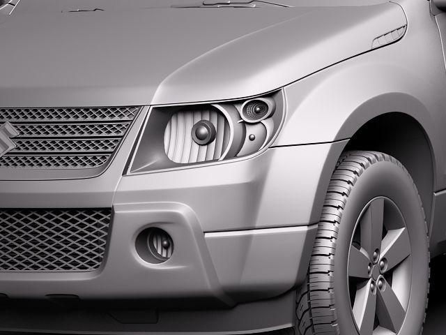 Suzuki Grand Vitara 3door 3D Model 3D model_9