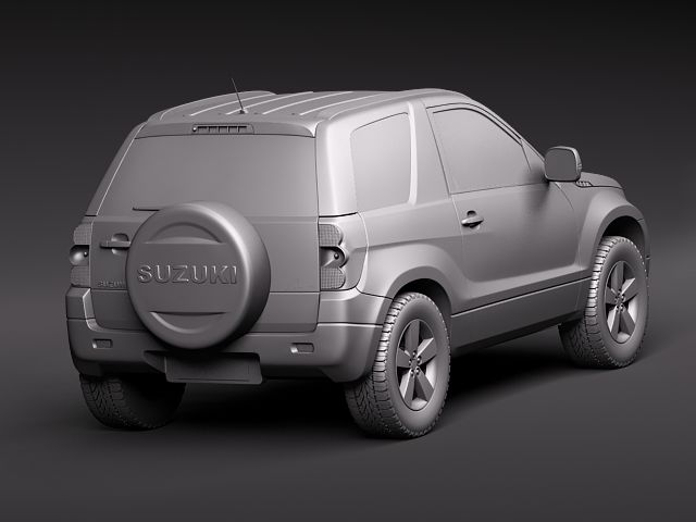 Suzuki Grand Vitara 3door 3D Model 3D model_11