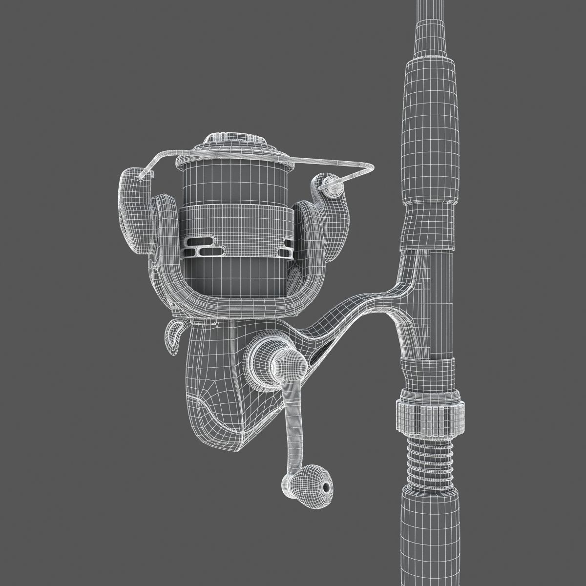 Fishing Pole 3D model_16