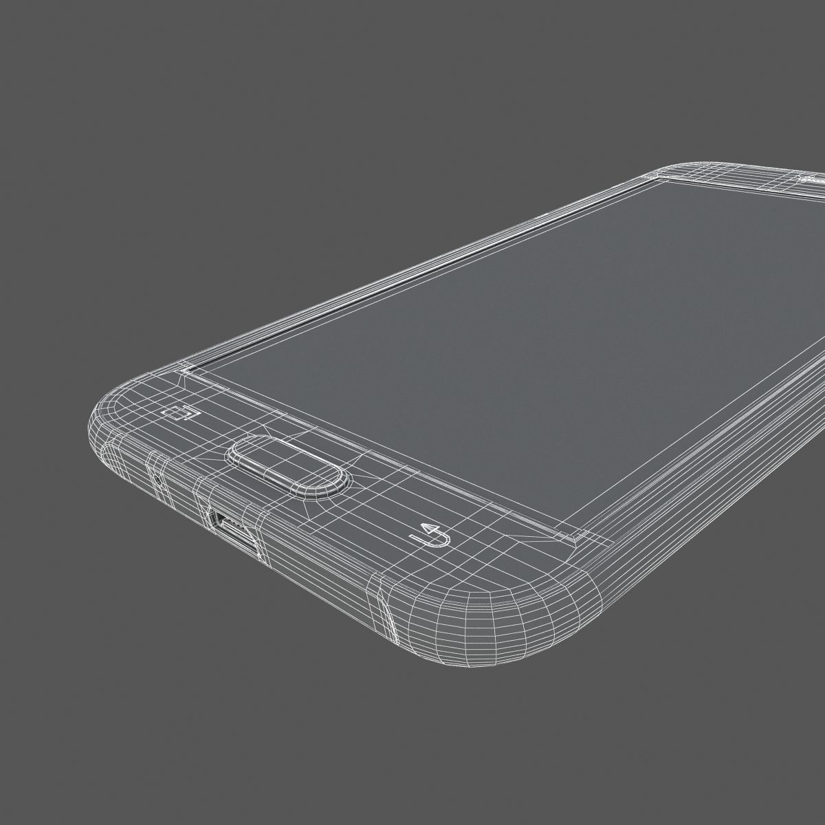 Samsung Galaxy J2 2017 Gold 3D model_25