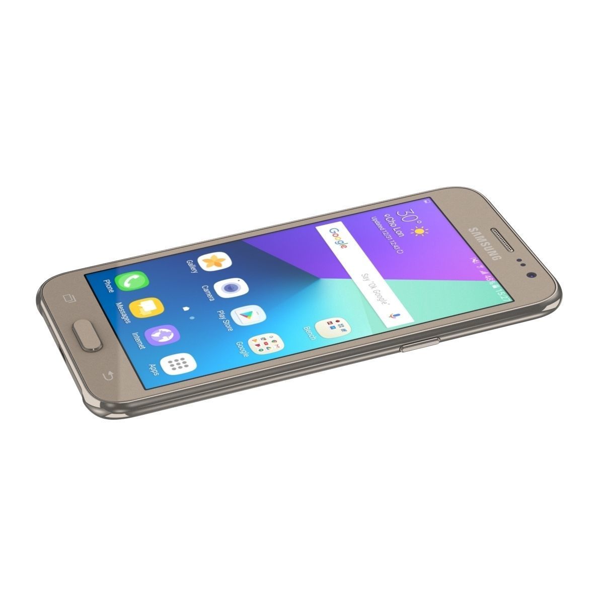 Samsung Galaxy J2 2017 Gold 3D model_10