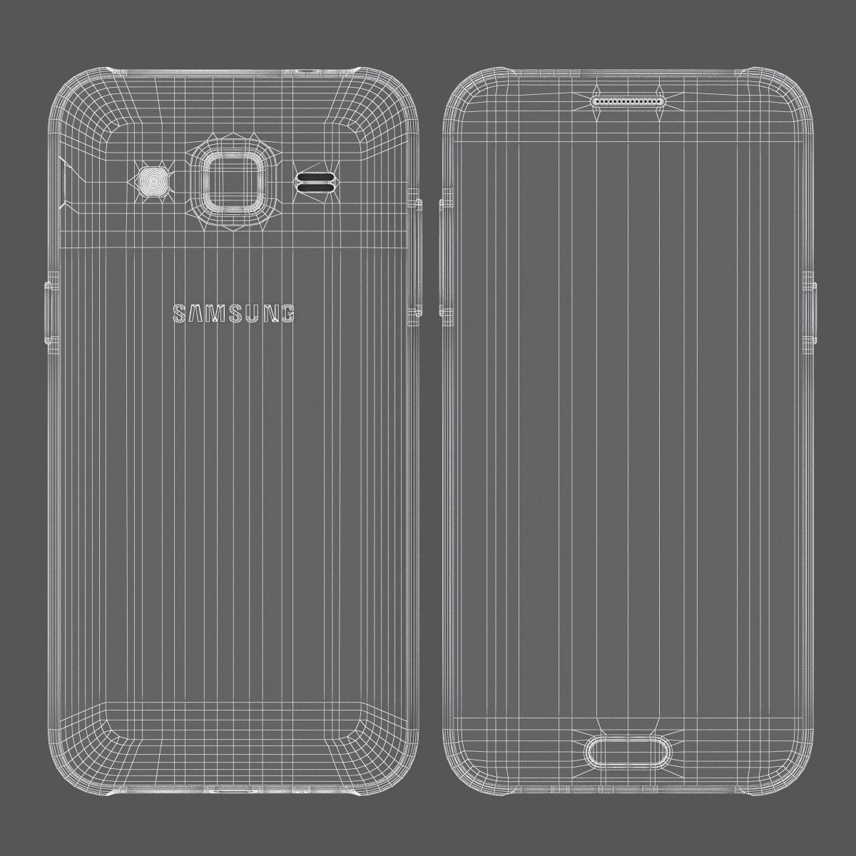 Samsung Galaxy J2 2017 Gold 3D model_18