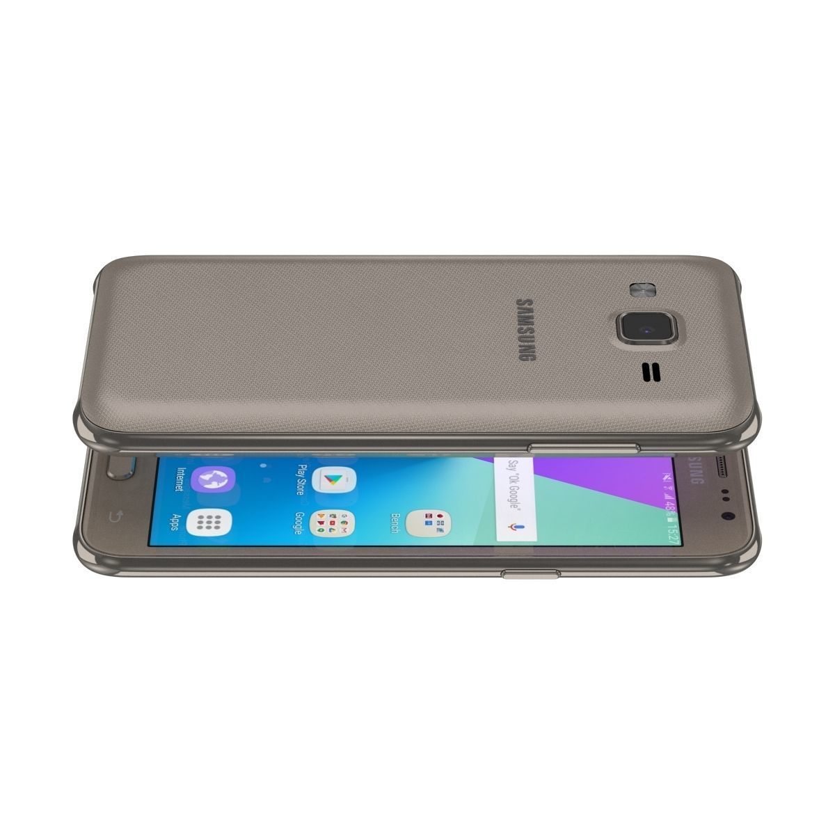 Samsung Galaxy J2 2017 Gold 3D model_4