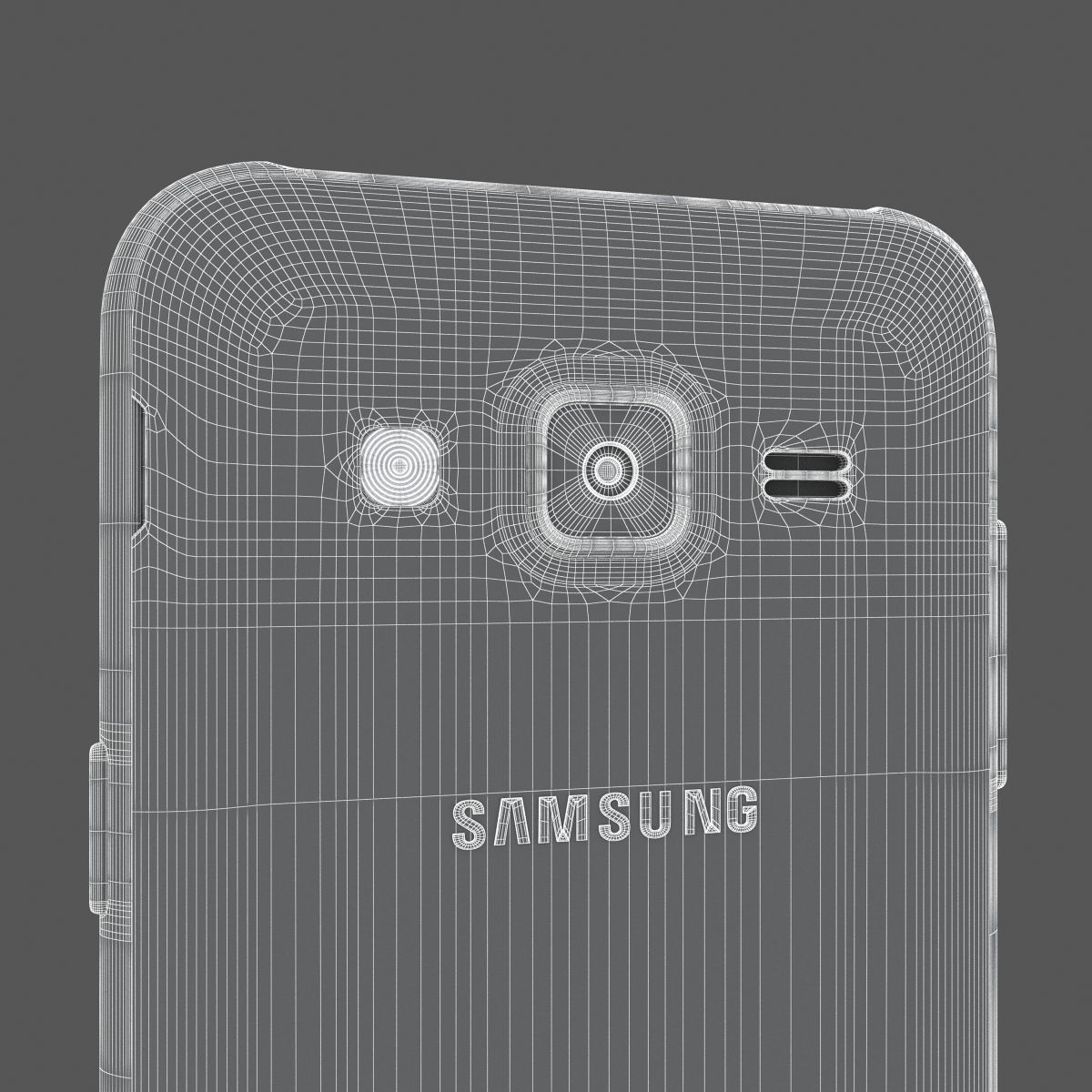 Samsung Galaxy J2 2017 Gold 3D model_15