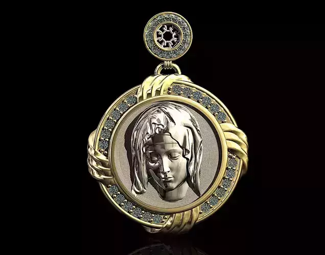 Mary pendant-Pieta  
