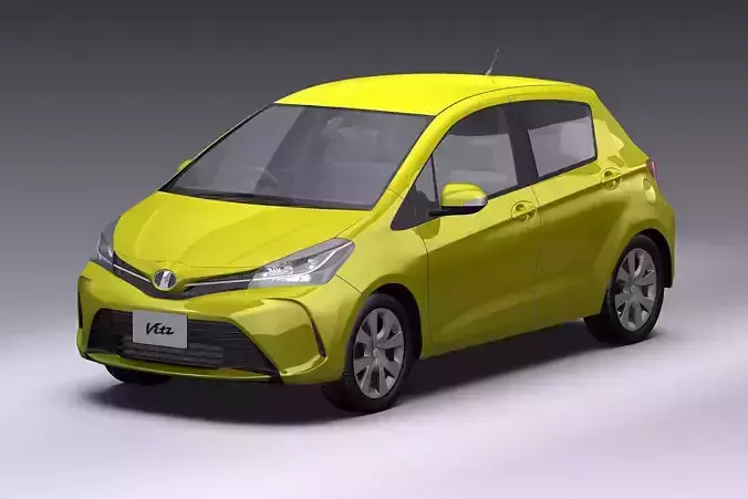 2014 Toyota Vitz 3D model