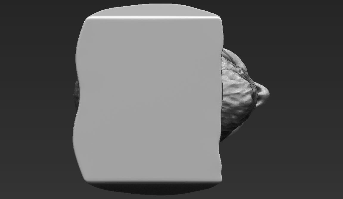 Lionel Messi bust ready for full color 3D printing 3D print model_35