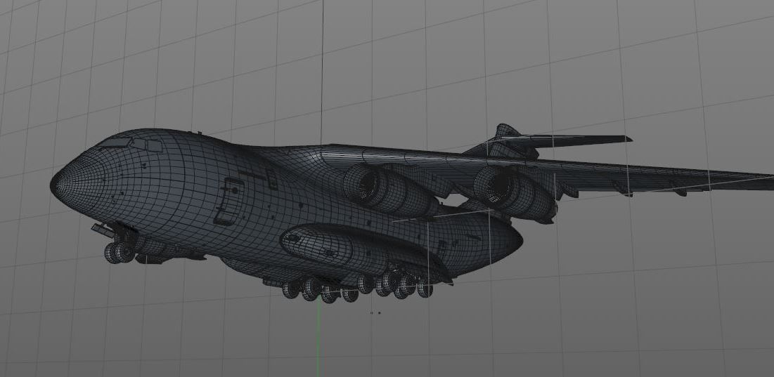 Xian Y-20 Transport Aircraft   3D model_15