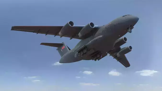 Xian Y-20 Transport Aircraft   3D model