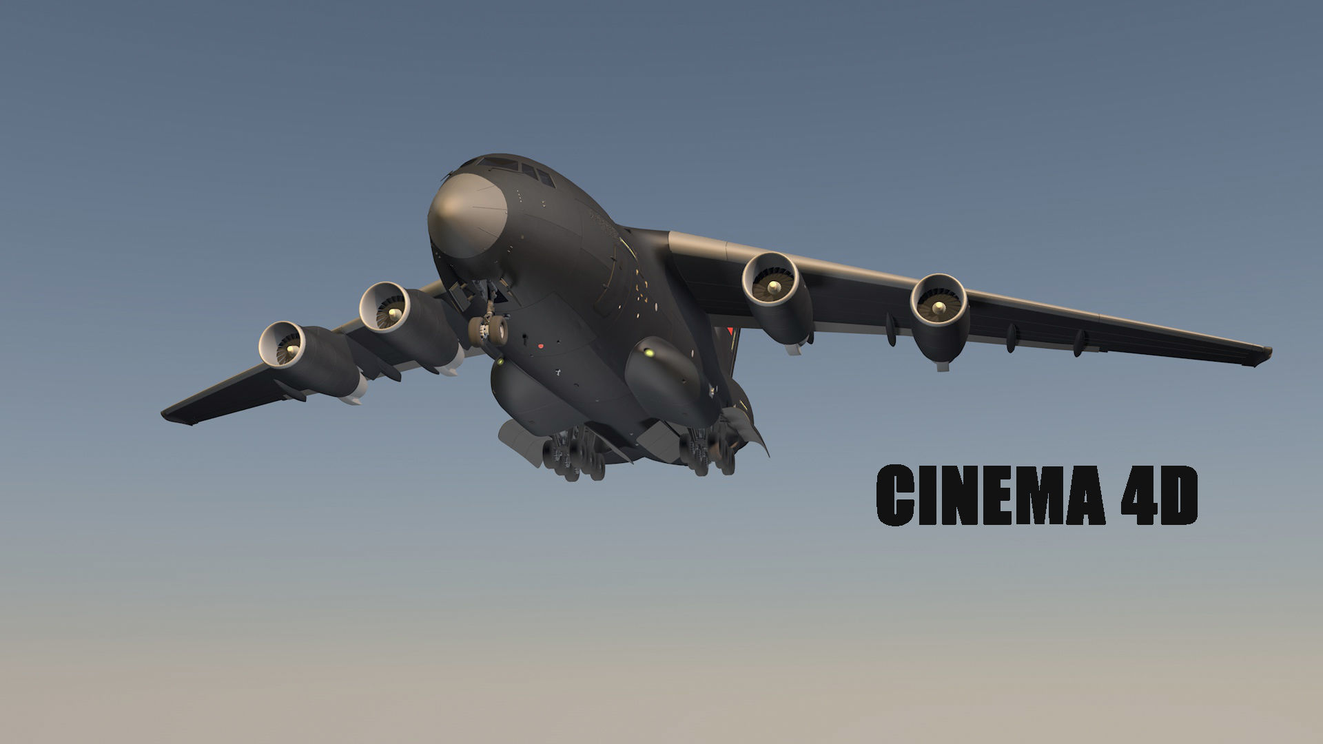 Xian Y-20 Transport Aircraft   3D model_14