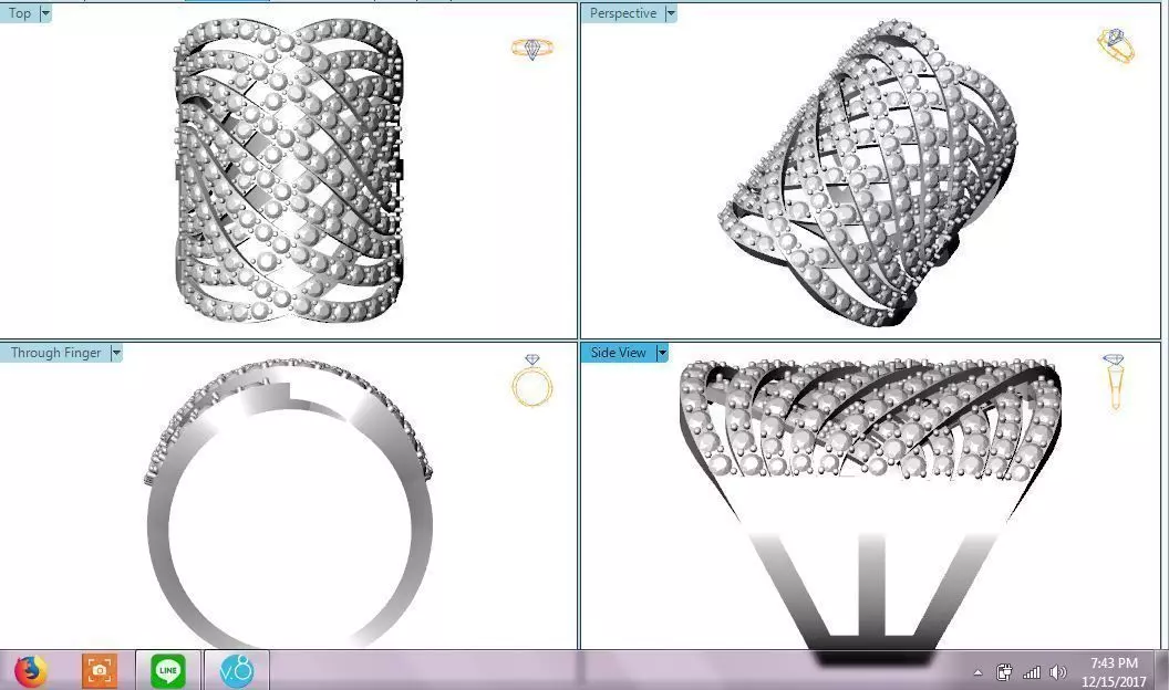 Braided Ring Free 3D print model