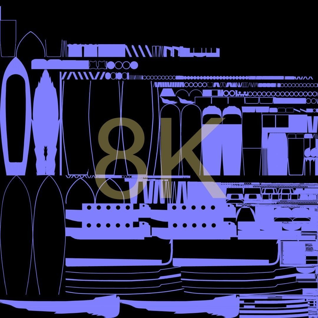 Motorboat WW2 Italian Navy Low-poly 3D model_41