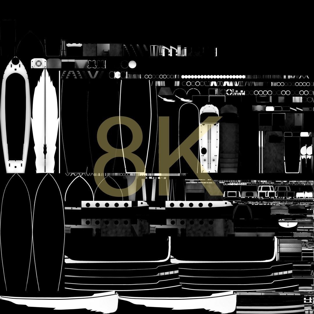 Motorboat WW2 Italian Navy Low-poly 3D model_36