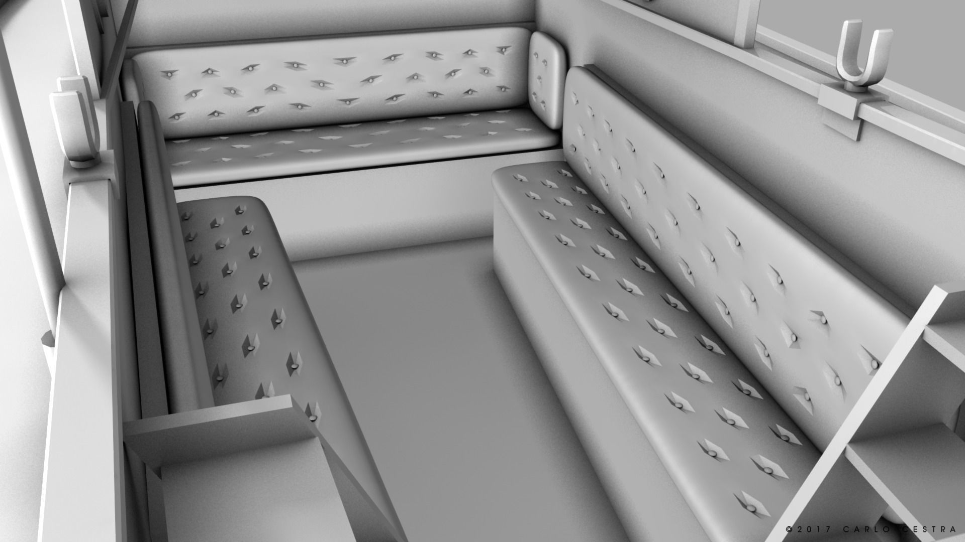 Motorboat WW2 Italian Navy Low-poly 3D model_22